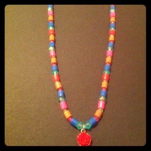 Rose-hearted Pendant Necklace